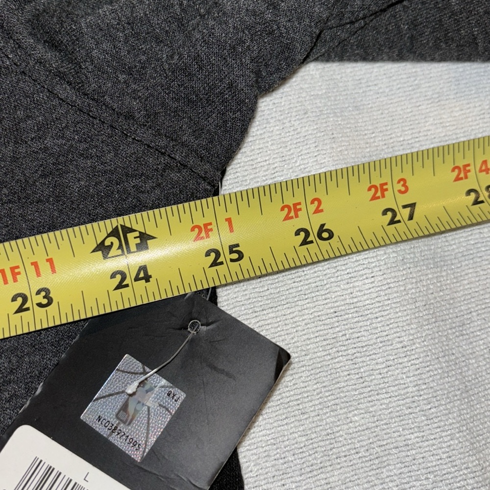 NBA men’s Philadelphia 76’ers black and grey hooded sweatshirt size large - Picture 6 of 8